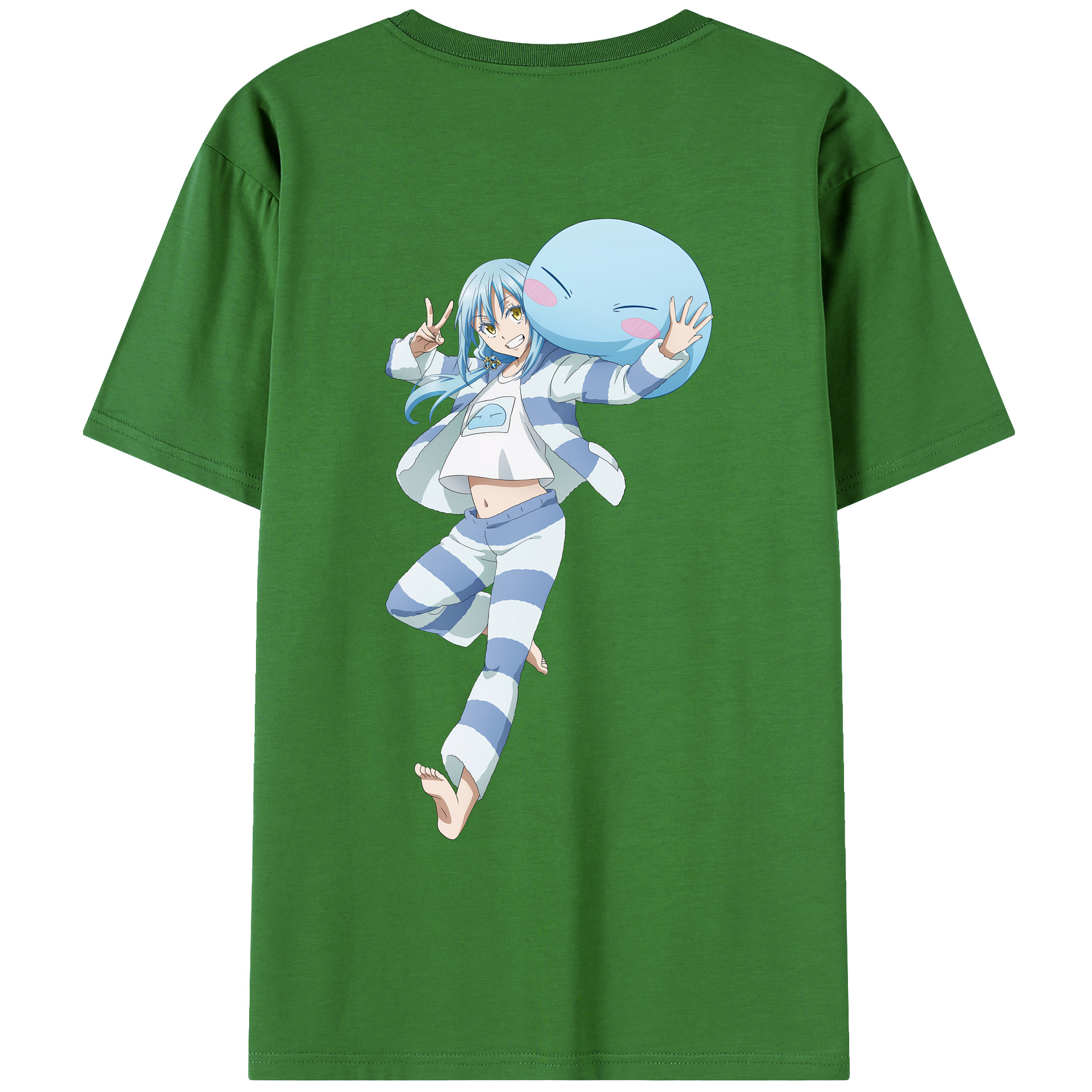 （画像用） 転スラ Regarding Reincarnated to Slime レディース半袖Tシャツ(バックプリント)